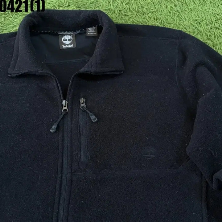 [BUNJANG] Timberland Black Fleece Zip-Up Jacket / 팀버랜드 블랙 플리스 집업 자켓ㅍ