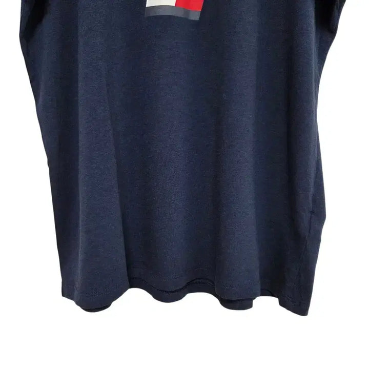 [BUNJANG] Tommy Hilfiger Big Logo Short Sleeve T-shirt Navy (S) / 타미힐피거 스포츠 반팔티 티셔츠 라운드티 네이비 여성 S