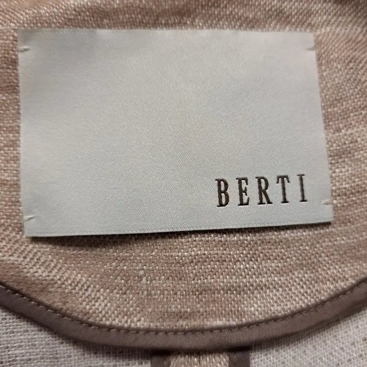 [BUNJANG] B E R T I Beige Linen Half Coat / B E R T I.   베이지 린넨 하프 코트