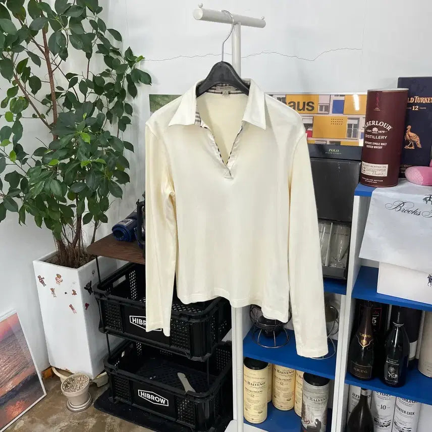 [BUNJANG] Burberry Woman Collar Long Sleeve L / 버버리 우먼 칼라 롱슬리브 L