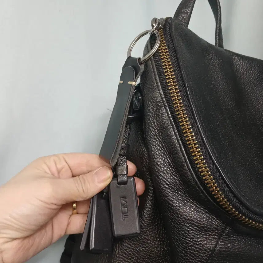 [BUNJANG] TUMI Leather Backpack / TUMI 투미 가죽 백팩