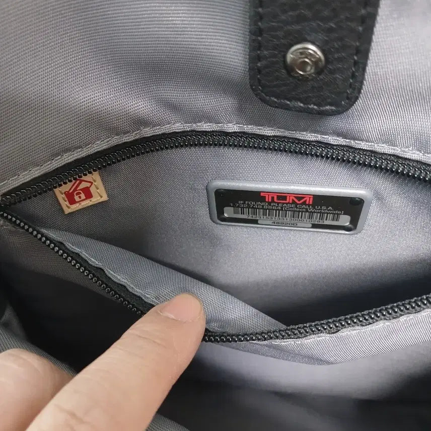 [BUNJANG] TUMI Leather Backpack / TUMI 투미 가죽 백팩