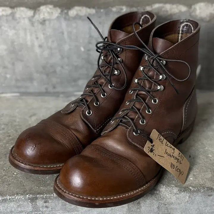 [BUNJANG] Red Wing 8111 Iron Ranger Work Boots / [290] OG USA Made 레드윙 8111 아이언레인저 워크 부츠