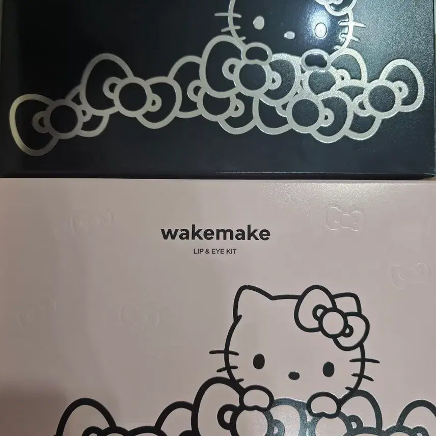 [SOLD OUT] (교환)웨이크메이크 헬로키티 심리스 웨어 파운데이션<->립앤아이키트