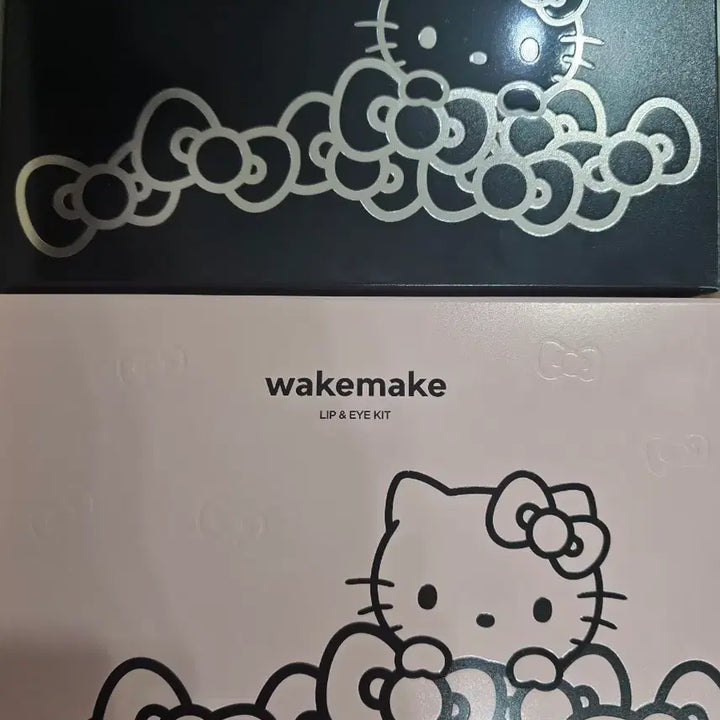 [SOLD OUT] (교환)웨이크메이크 헬로키티 심리스 웨어 파운데이션<->립앤아이키트