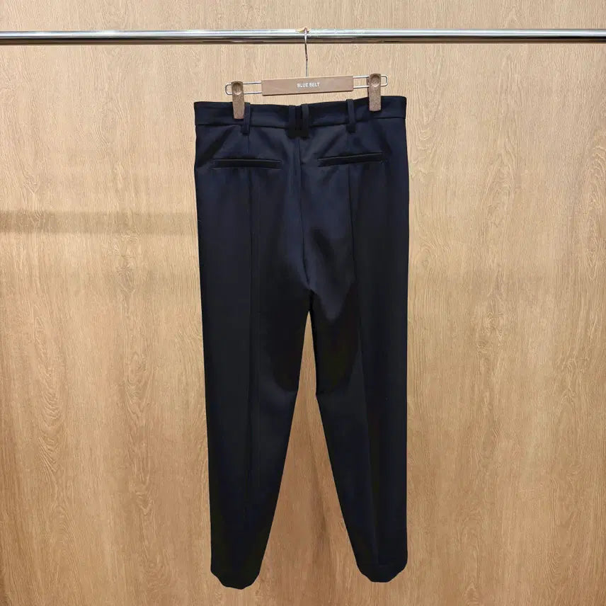 [BUNJANG] Zadig &amp; Voltaire Folk Strasse Slacks with Crystal Logo - Black / 쟈딕 앤 볼테르 폴크 스트라스 슬랙스 크리스탈 로고 디테일 블랙