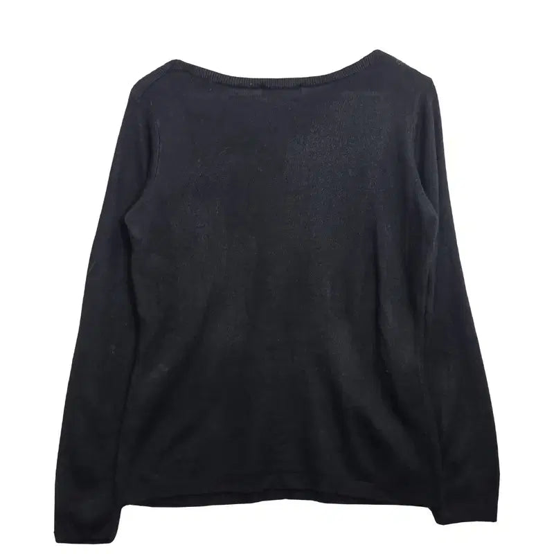 [BUNJANG] JPN Classic Black Loose Fit Knit Sweater / JPN 블랙 루즈핏 니트 [L] 클래식 빈티지 심플 여성 박시핏