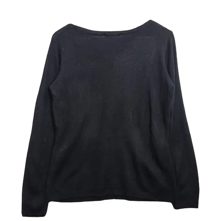[BUNJANG] JPN Classic Black Loose Fit Knit Sweater / JPN 블랙 루즈핏 니트 [L] 클래식 빈티지 심플 여성 박시핏