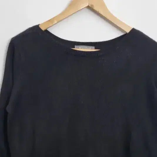 [BUNJANG] JPN Classic Black Loose Fit Knit Sweater / JPN 블랙 루즈핏 니트 [L] 클래식 빈티지 심플 여성 박시핏