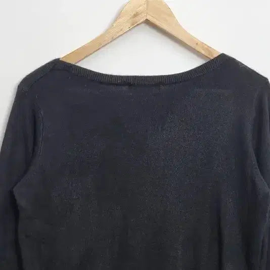 [BUNJANG] JPN Classic Black Loose Fit Knit Sweater / JPN 블랙 루즈핏 니트 [L] 클래식 빈티지 심플 여성 박시핏