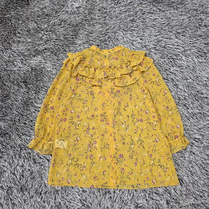[BUNJANG] Olive Des Olive Floral Blouse / 올리브데올리브 프릴 플라워 블라우스/여성(2)/ST3172/새상품수준
