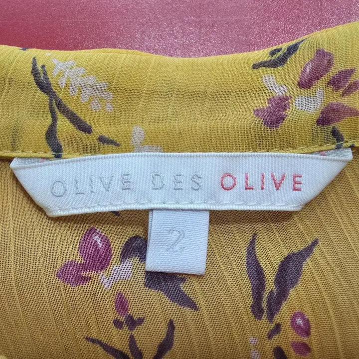 [BUNJANG] Olive Des Olive Floral Blouse / 올리브데올리브 프릴 플라워 블라우스/여성(2)/ST3172/새상품수준