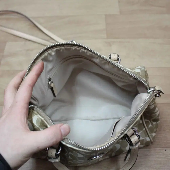 [BUNJANG] Coach Signature Tote &amp; Crossbody Bag / B-10638/코치 정품 여성용 시그네쳐 토드&amp;크로스백