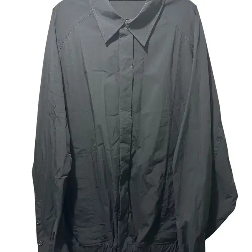 [BUNJANG] Songzio Collection Artwork Cocoon Shirt Black / 송지오 컬렉션 아트워크 코쿤 셔츠 블랙 50