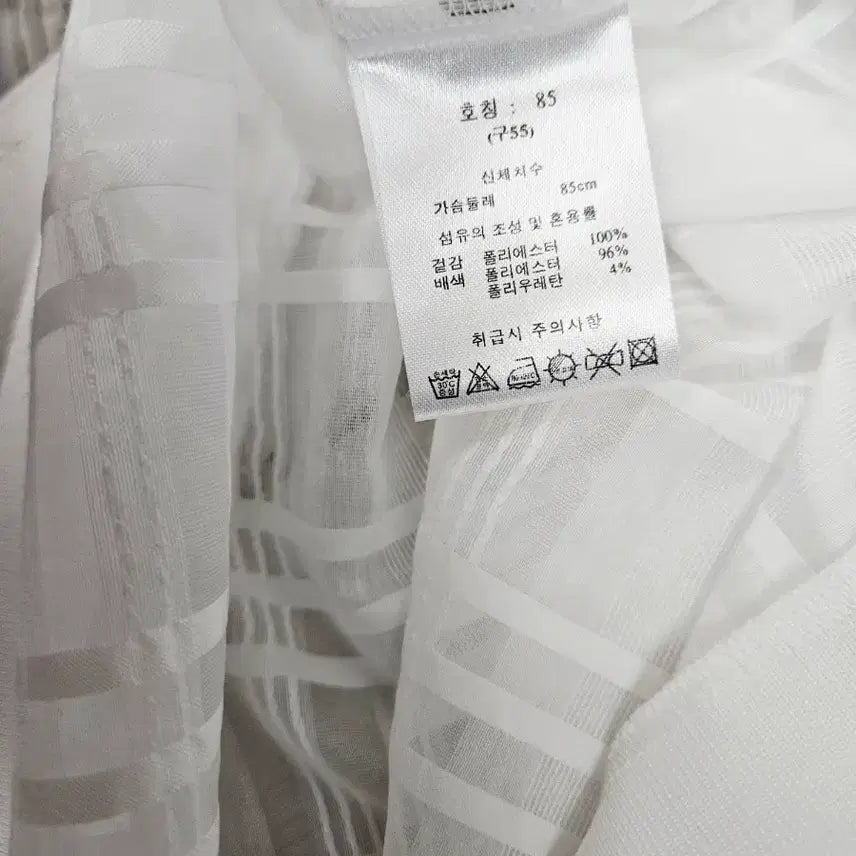[SOLD OUT] [새상품]시스루 체크 블라우스