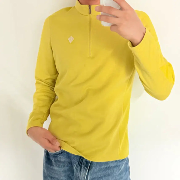 [BUNJANG] Kolon Sport Half-Zip Fleece Jacket / Kolon Sport 코오롱스포츠 반집업 플리스
