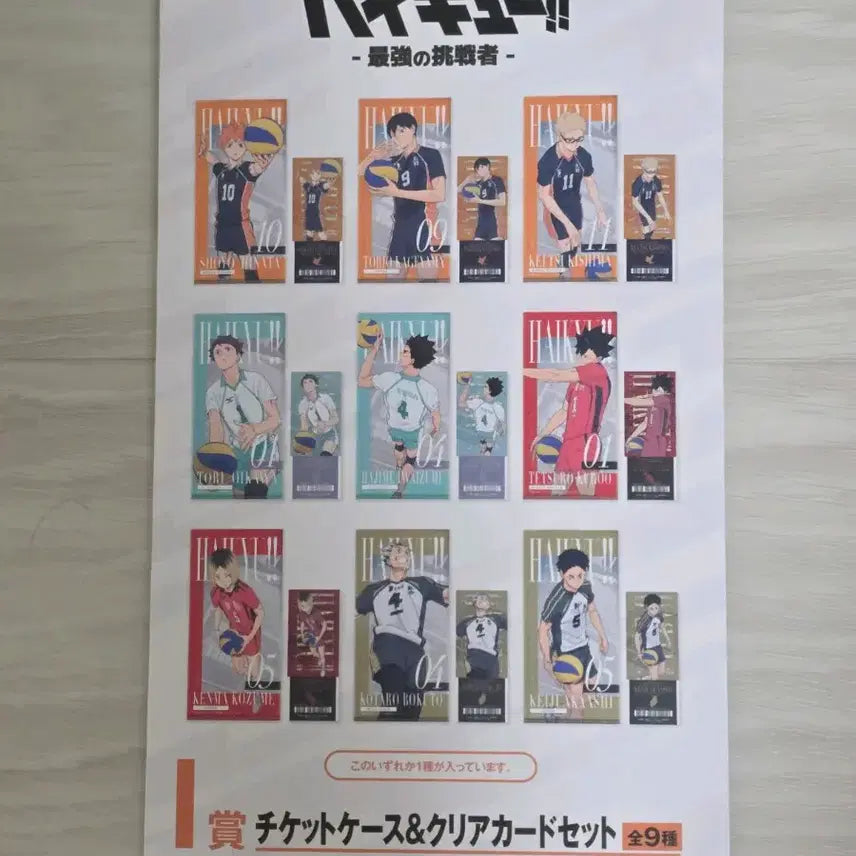 [BUNJANG] Haikyuu Akaashi Ticket Case / 아카아시 i상 티켓 케이스 하이큐 제일복권