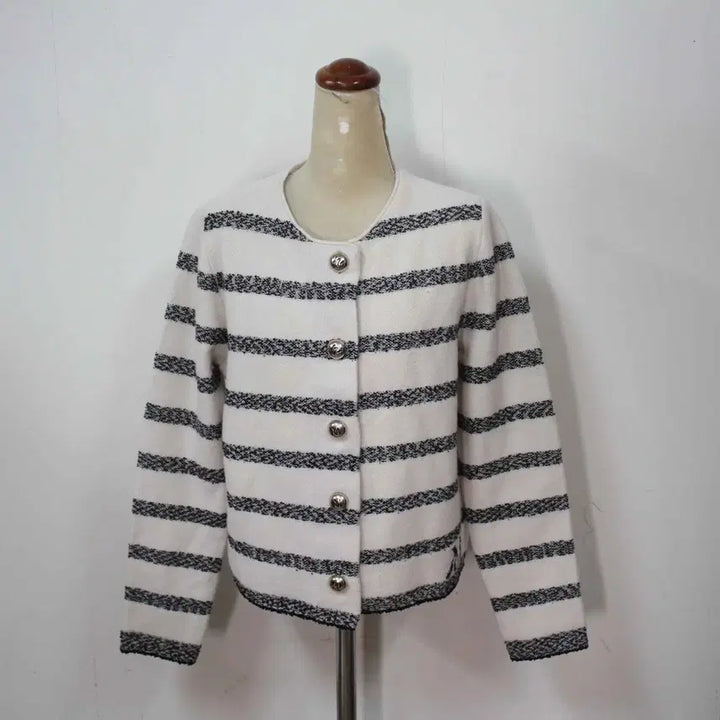 [BUNJANG] Mine Striped Jacket (Size 90) / C-10/마인 정품 여성용 스트라이프 자켓 90