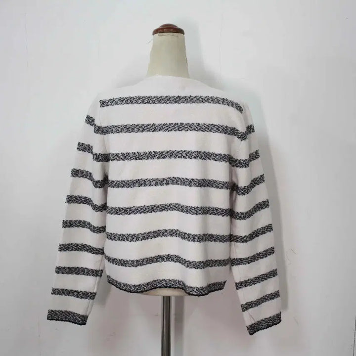 [BUNJANG] Mine Striped Jacket (Size 90) / C-10/마인 정품 여성용 스트라이프 자켓 90