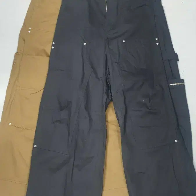 [SOLD OUT] IEY 카펜터 팬츠 블랙/겨자색  M