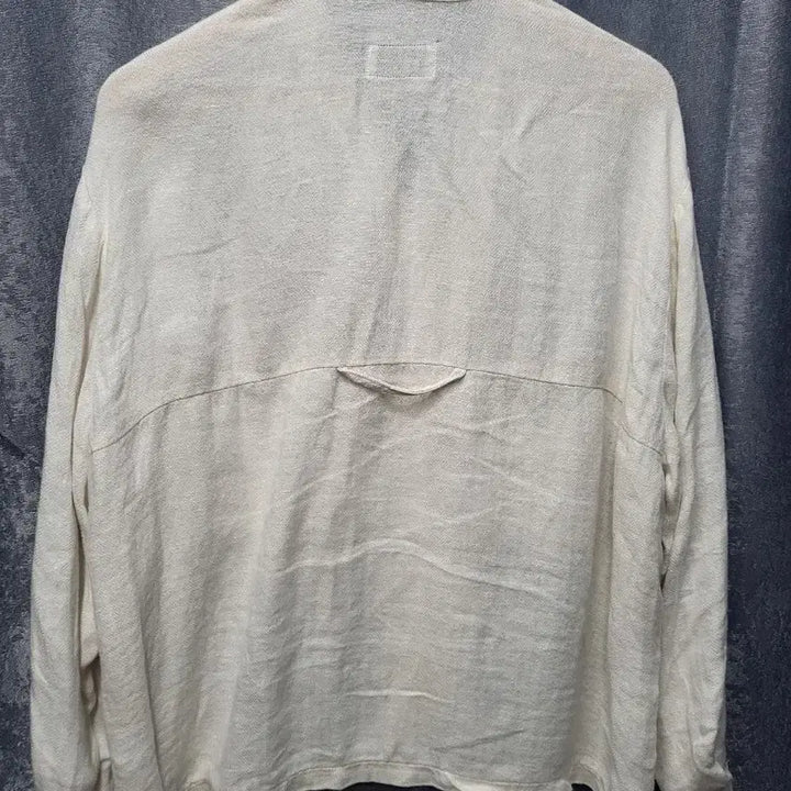 [BUNJANG] Moia Linen 100% Summer Outer Shirt Ivory / [FREE] 모이아(Moia) 린넨 100% 썸머 아우터 셔츠 아이보리