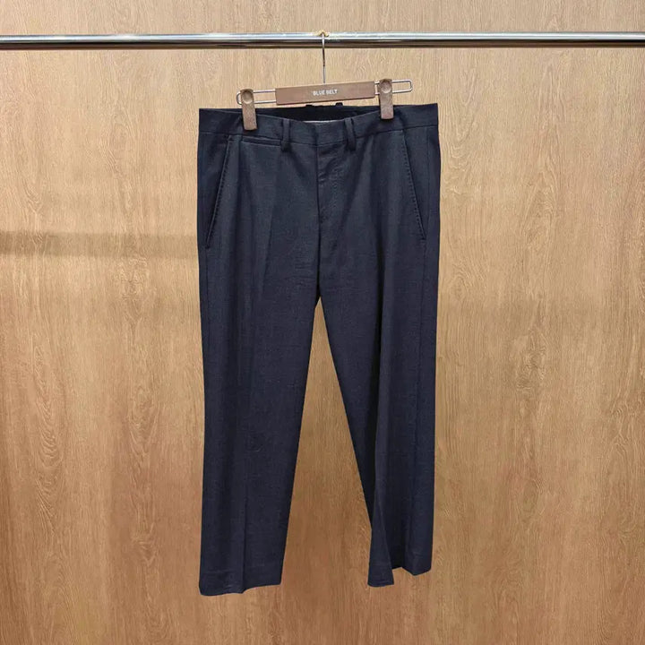 [BUNJANG] Theory Minimal Formal Slacks Pants Dark Gray / 띠어리 슬랙스 팬츠 미니멀 포멀 디자인 히든 클로징 디테일 다크그레이