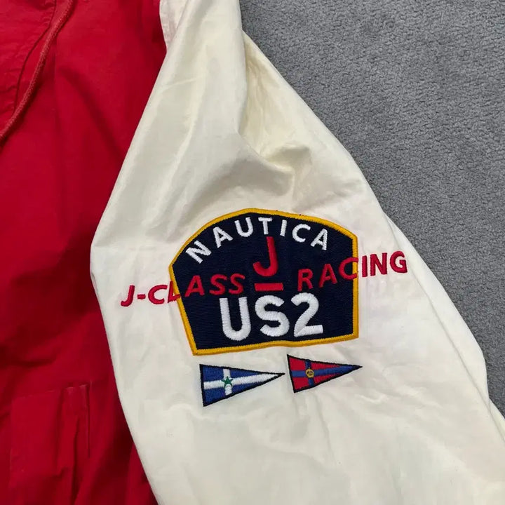 [BUNJANG] Nautica Colorblock Reversible Windbreaker Jacket / 110 노티카 컬러블록 리버시블 바람막이 자켓