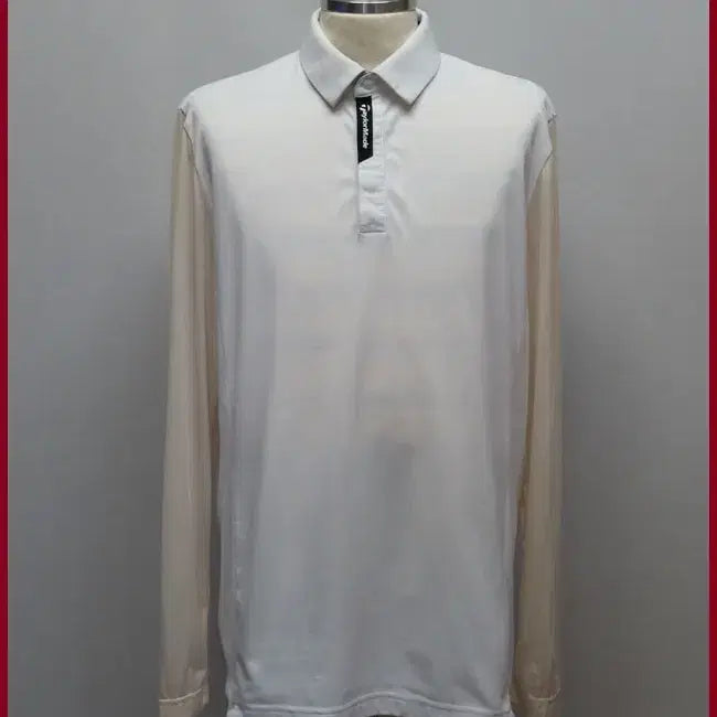 [BUNJANG] TaylorMade White Polo Shirt (New) - Size 100 / 테일러메이드/하얀색 카라티(-새옷)/100사이즈/따봉구제(G-14)