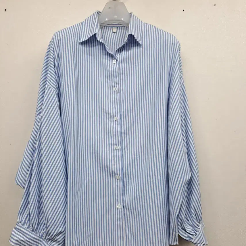 [BUNJANG] Striped Oversized Shirt / 스트라이프 오버스탈 셔츠99미사용