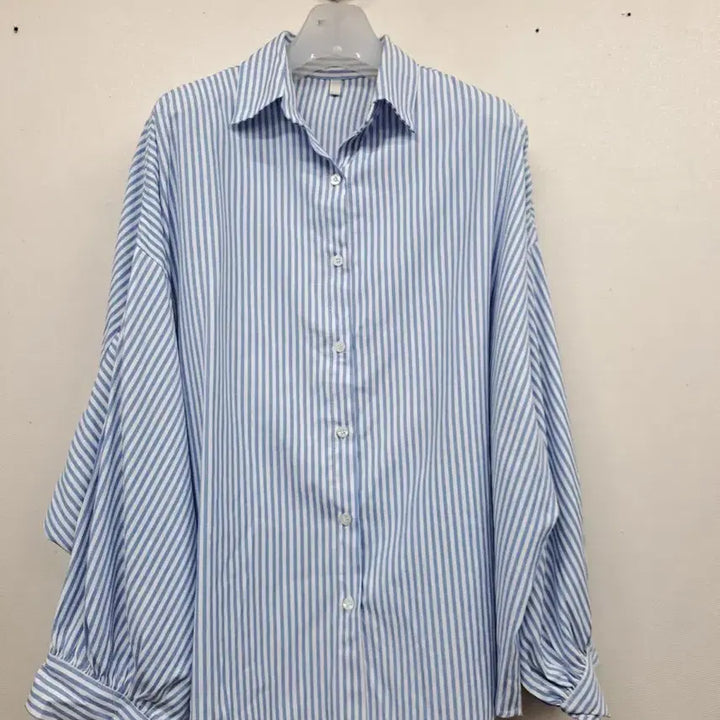 [BUNJANG] Striped Oversized Shirt / 스트라이프 오버스탈 셔츠99미사용