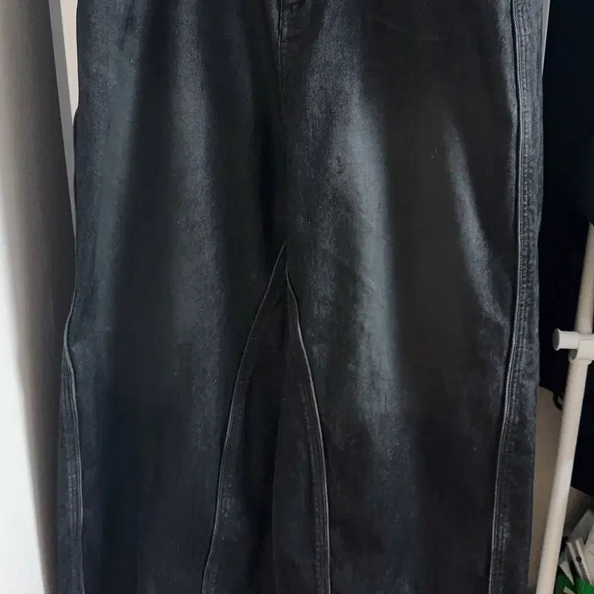 [BUNJANG] Juun.J 25FW Velvet-Like Wire Denim Pants - Black / [52] 준지 25fw 벨벳라이크 와이어 데님 팬츠 - 블랙