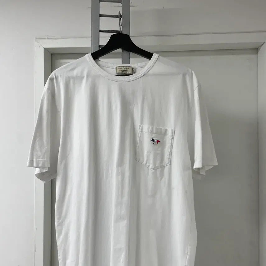 [BUNJANG] Maison Kitsune White XXL T-shirt / 메종키츠네 반팔 티셔츠 화이트 XXL