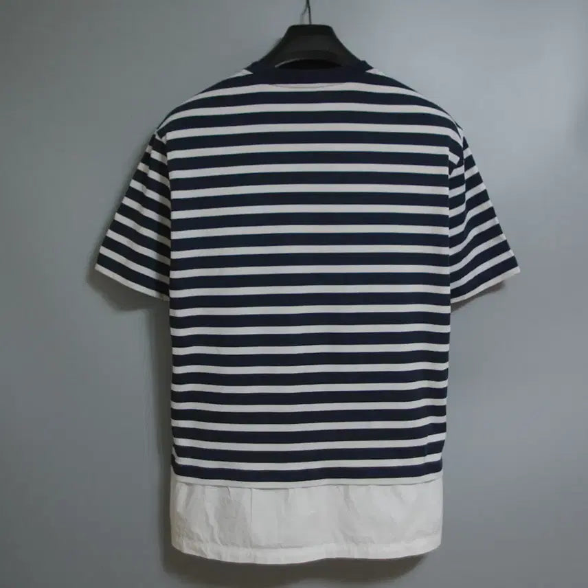 [BUNJANG] Calvin Klein Striped Layered T-Shirt / 캘빈클라인 반팔티셔츠 M