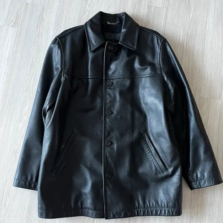 [BUNJANG] J.Crew Vintage Leather Car Coat / 빈티지 제이크루 레더 카코트