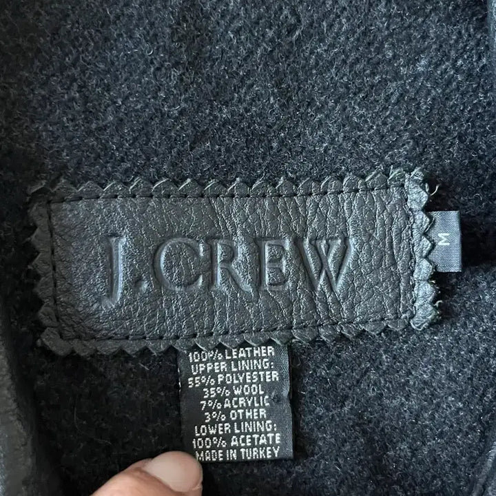 [BUNJANG] J.Crew Vintage Leather Car Coat / 빈티지 제이크루 레더 카코트