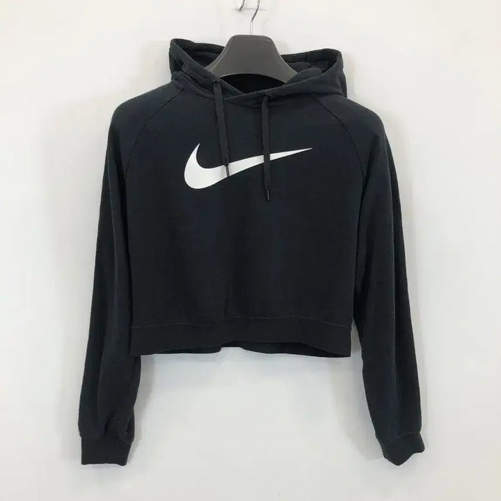 [BUNJANG] Nike Big Swoosh Cropped Hoodie (S) Side Logo / 나이키 빅스우시 크롭후드 S 사이드로고
