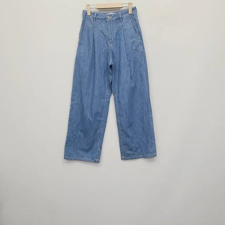 [BUNJANG] Kuho Plus Summer Signature Semi Wide Denim Pants / 2024 구호플러스 서머 시그니처 세미 와이드 데님 팬츠  25 26