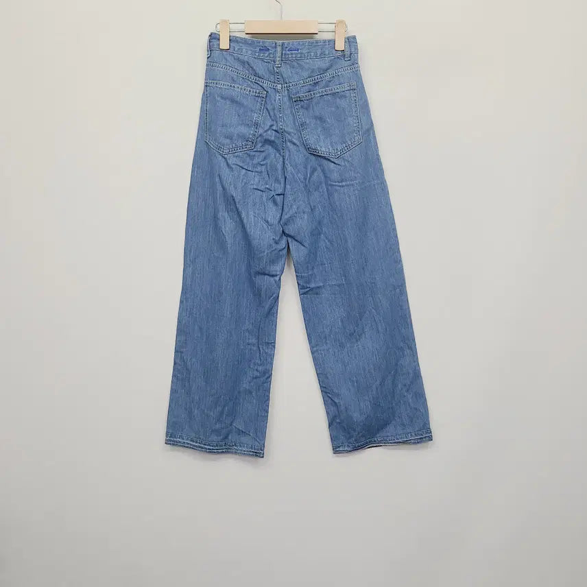 [BUNJANG] Kuho Plus Summer Signature Semi Wide Denim Pants / 2024 구호플러스 서머 시그니처 세미 와이드 데님 팬츠  25 26