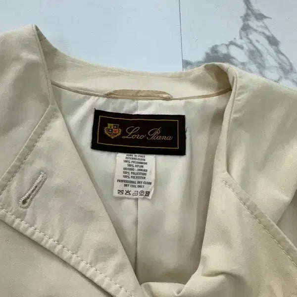 [BUNJANG] Loro Piana Storm System Ivory Coat / 로로피아나 스톰시스템 아이보리 코트
