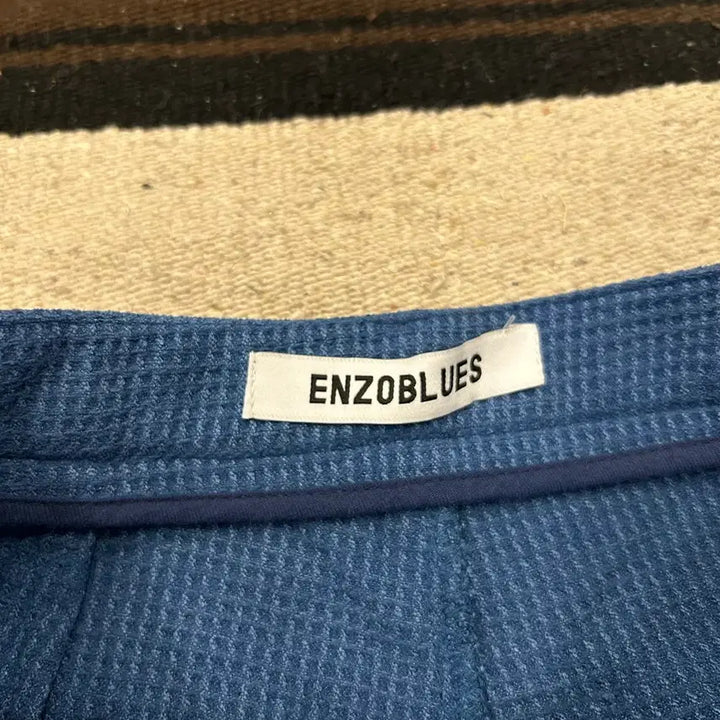 [BUNJANG] Enzo Blues Patterned Bootcut Pants / 엔조블루스 패턴 부츠컷팬츠