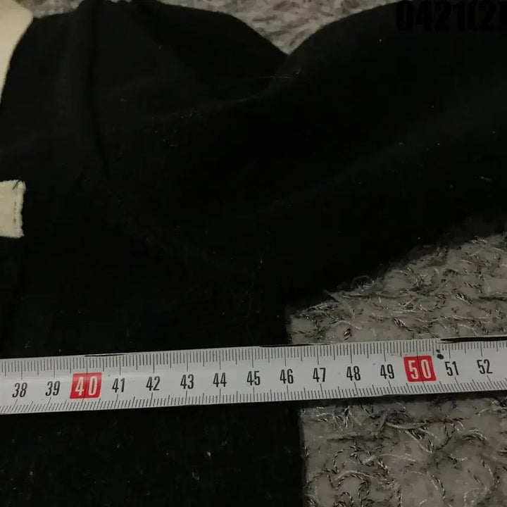 [BUNJANG] ME-SENSE Black and White Color Block Cardigan / ME-SENSE 블랙/화이트 배색 가디건 free