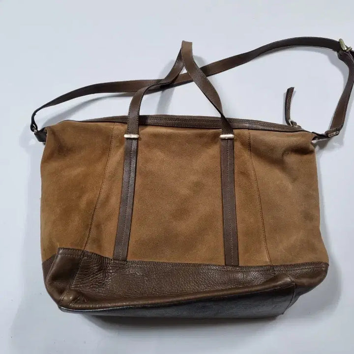 [BUNJANG] Massimo Dutti Suede and Leather Shoulder/Shopper Bag / 마시모두띠 천연 스웨이드및 가죽 숄더백 또는 쇼퍼백