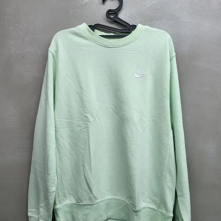 [BUNJANG] Nike Swoosh Mint Crewneck Sweatshirt / 나이키 스우시 맨투맨 민트 가슴52 기장60