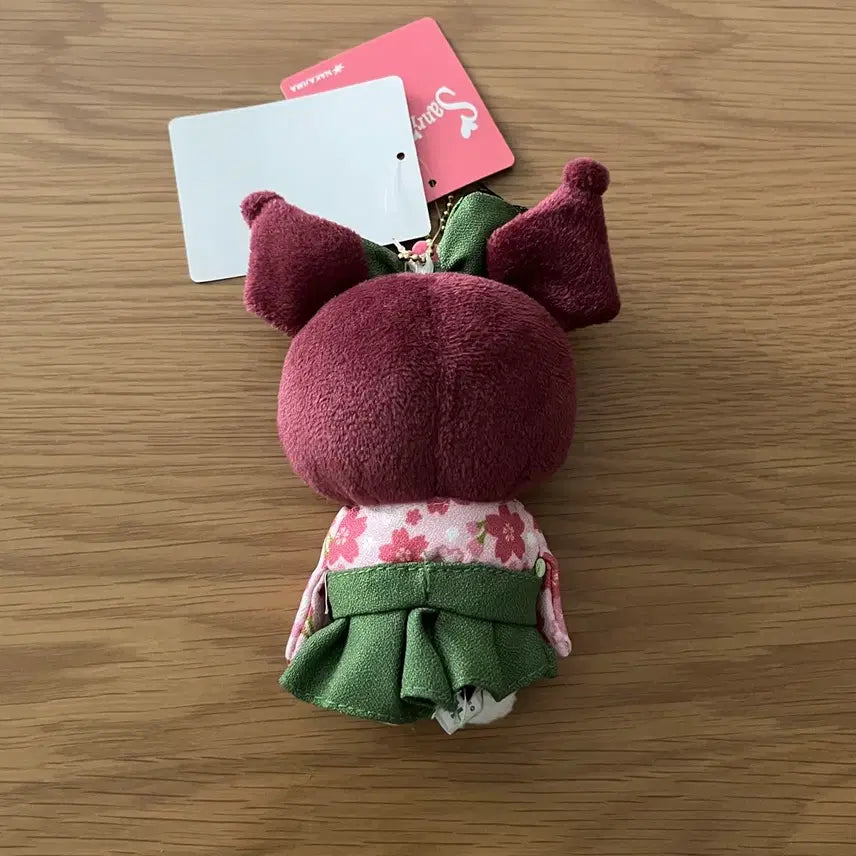 [BUNJANG] Kuromi Matcha Kimono Doll Keyring / [새상품] 말차 기모노 쿠로미 인형 키링