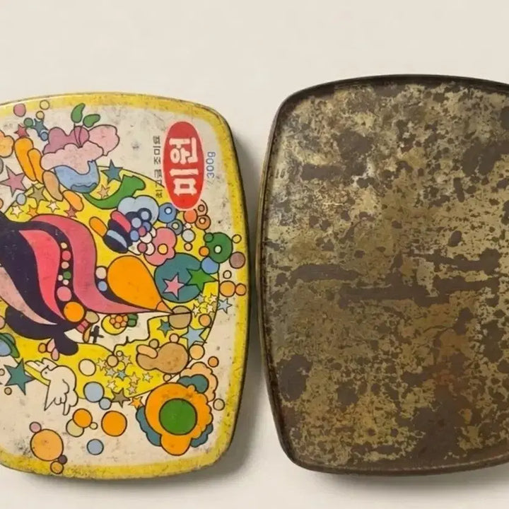 [BUNJANG] Miwon Seasoning 1970s Vintage Tin Case / 빈티지 수집품 <1970년대 미원 조미료 틴케이스(깡통)>