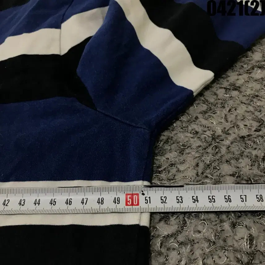 [BUNJANG] Club Monaco Striped Long Sleeve T-shirt (M) / 클럽모나코 스트라이프 긴팔티셔츠 m