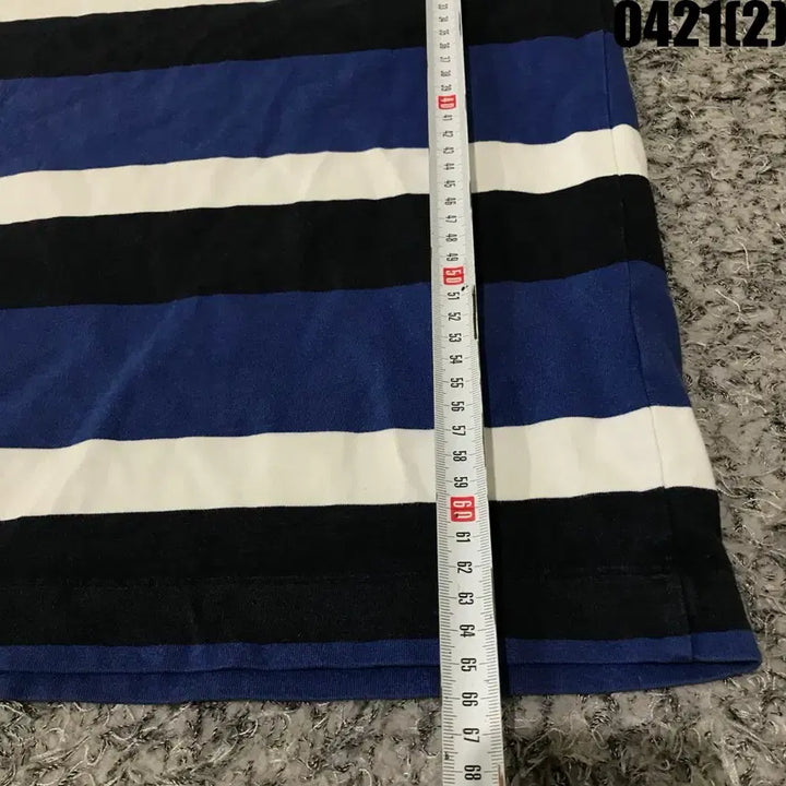 [BUNJANG] Club Monaco Striped Long Sleeve T-shirt (M) / 클럽모나코 스트라이프 긴팔티셔츠 m