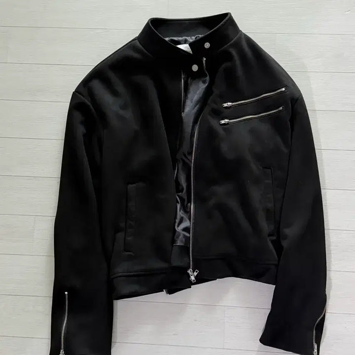 [BUNJANG] Suede Crop Jacket / 스웨이드자켓 크롭