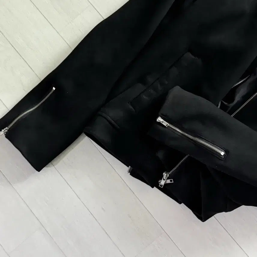 [BUNJANG] Suede Crop Jacket / 스웨이드자켓 크롭