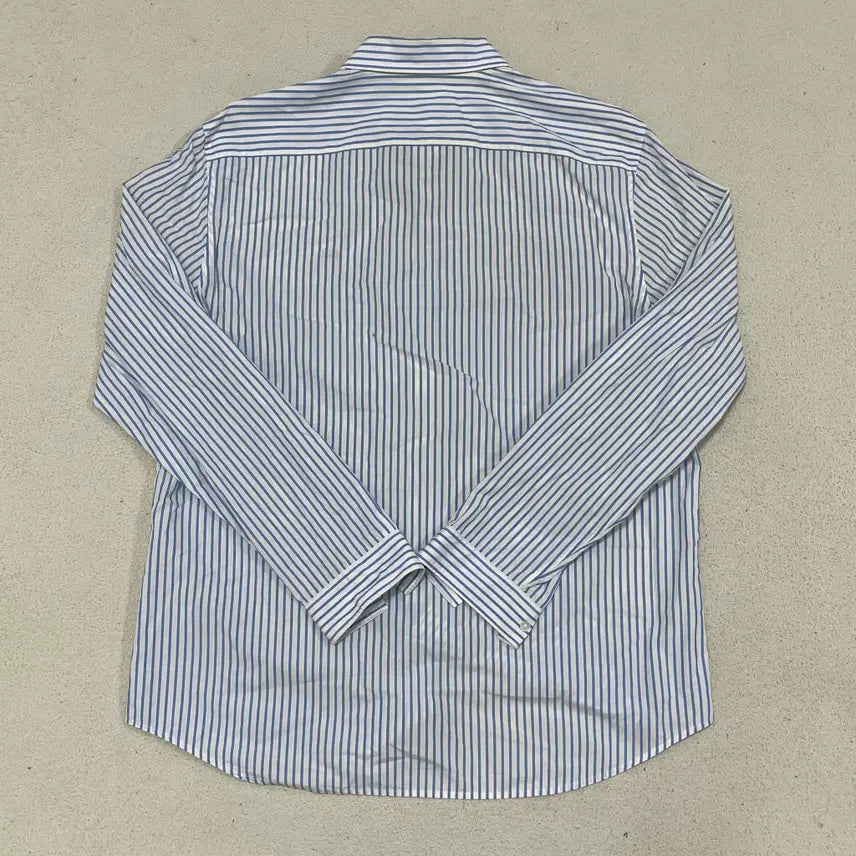 [BUNJANG] Lacoste Slim Fit Striped Long Sleeve Shirt / 2XL 라코스테 슬림핏 스트라이프 긴팔 셔츠 0421-1